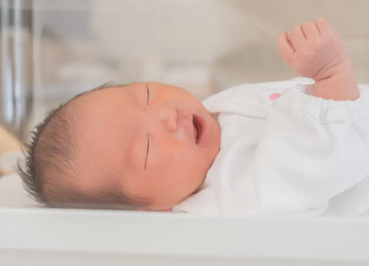 赤ちゃんの笑顔